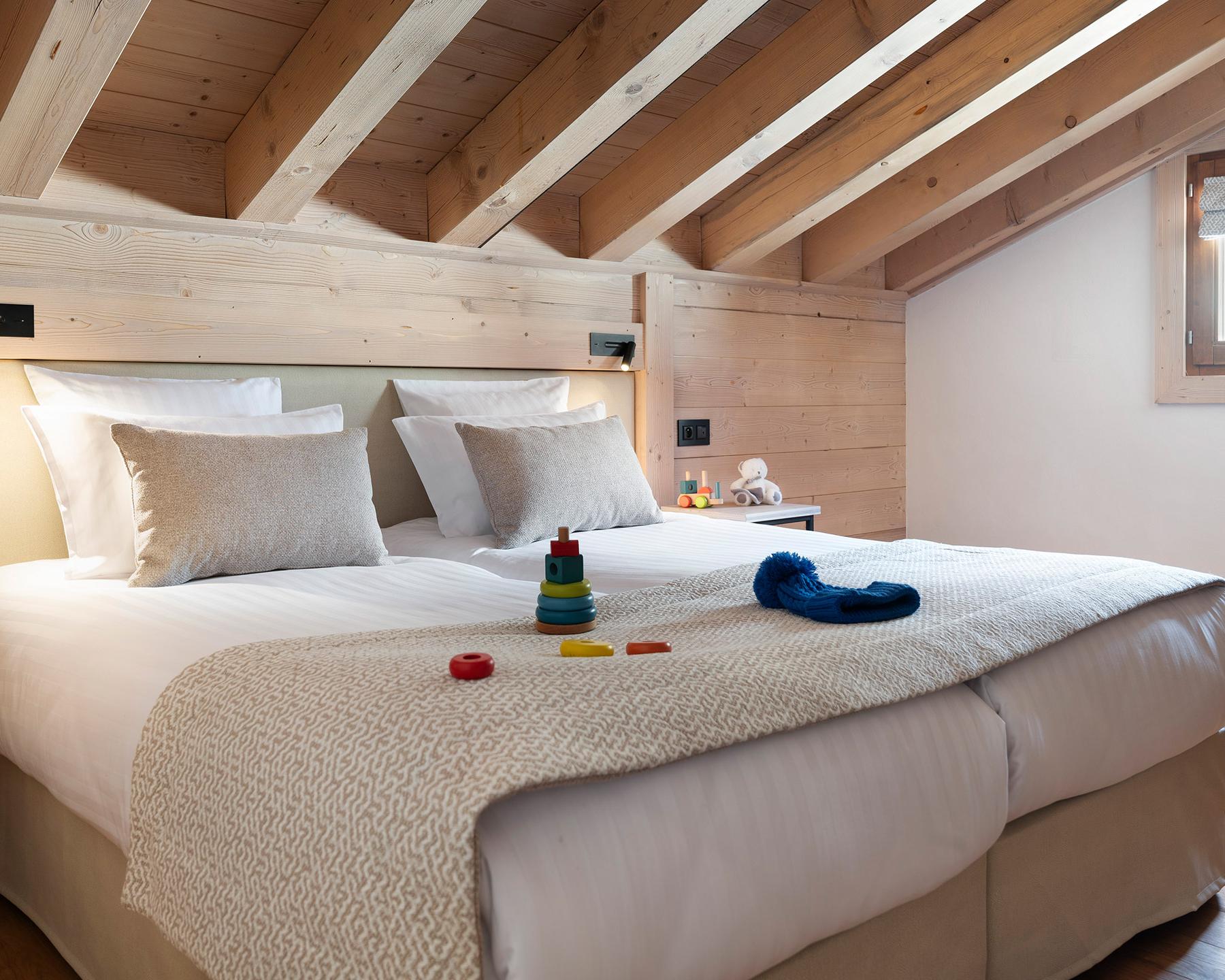 Résidence Akoya - Valmorel - 3P Duplex - Chambre Enfants