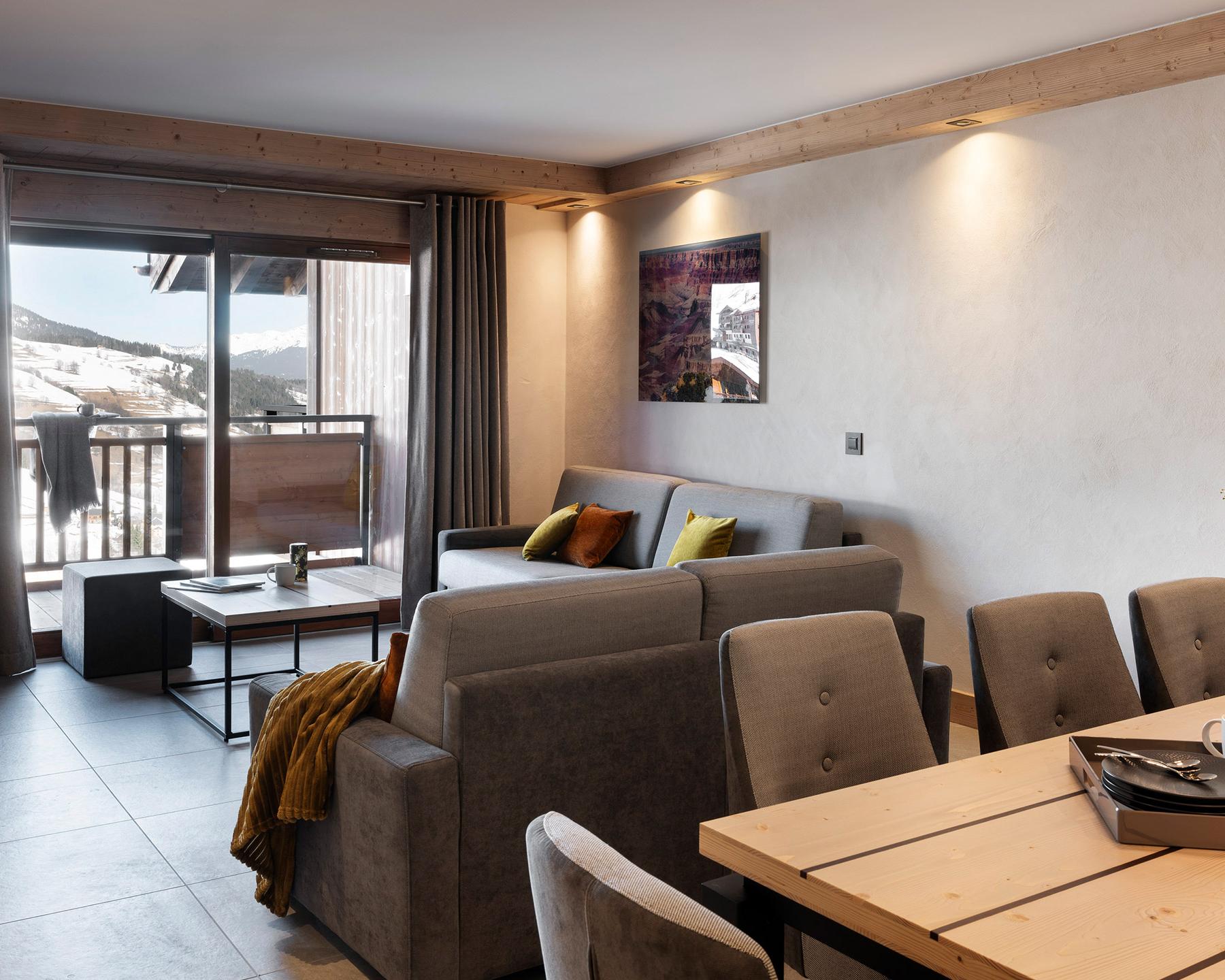 Résidence Akoya - Valmorel - 4P8 Prestige - Pièce à vivre