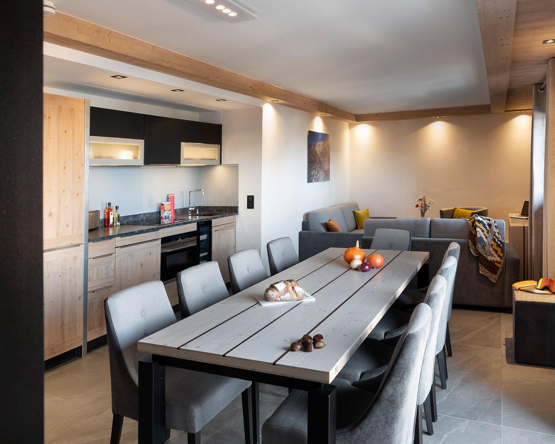 Résidence Akoya - Valmorel - 5P10 Prestige - Pièce à vivre