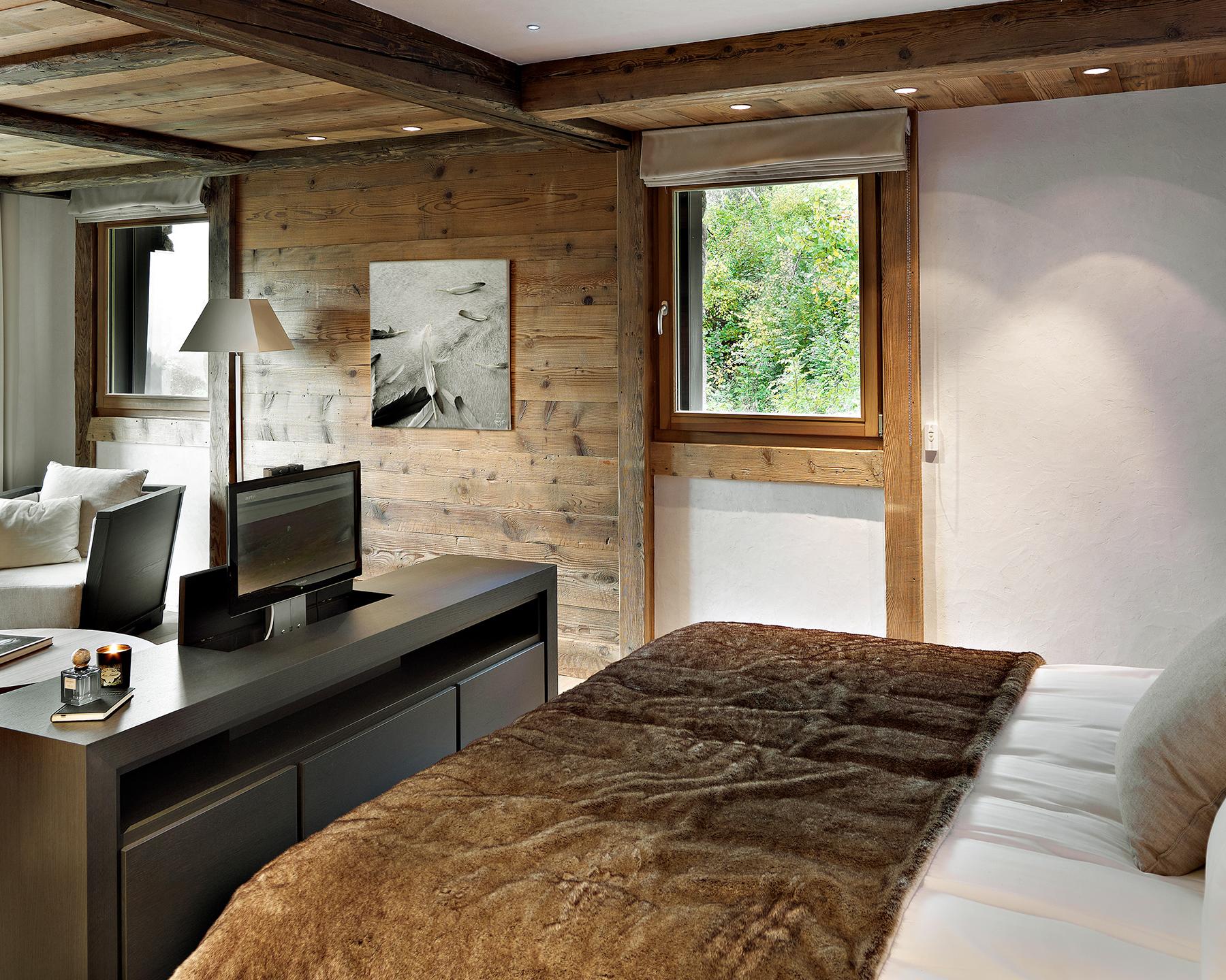 Chalet Apsara - Méribel - Chambre avec coin salon