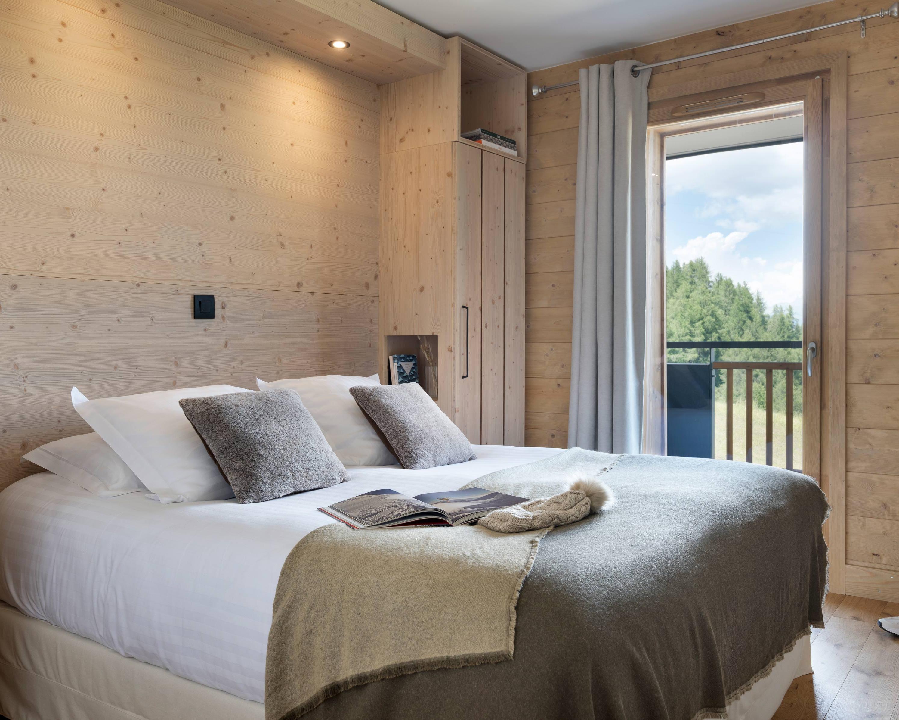 Suite Parentale du 3P5 face Mont-Blanc de la résidence Manaka à La Plagne