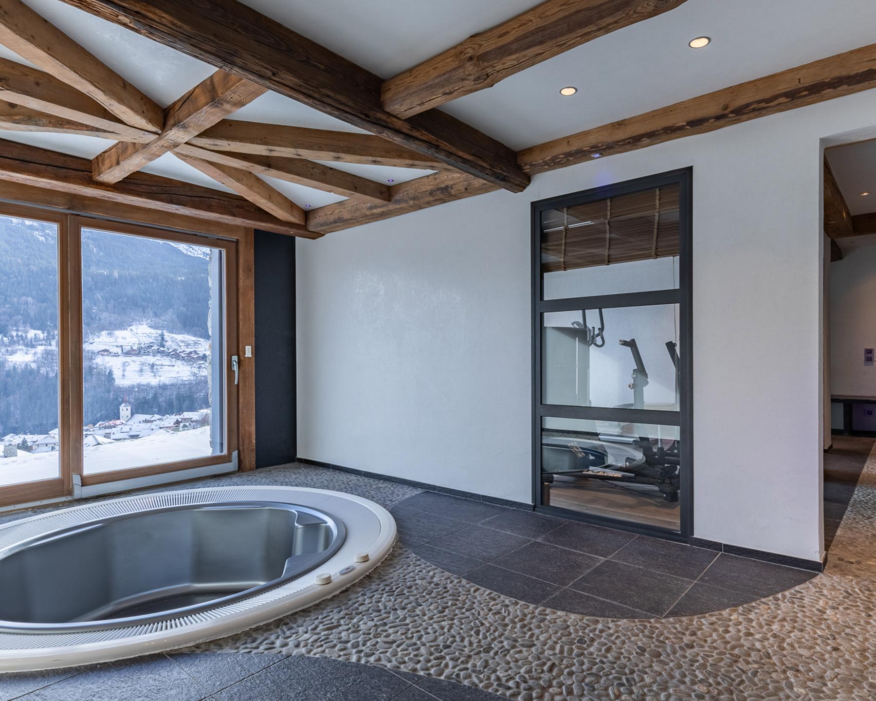 Bain bouillonnant du Chalet Apsara à Méribel