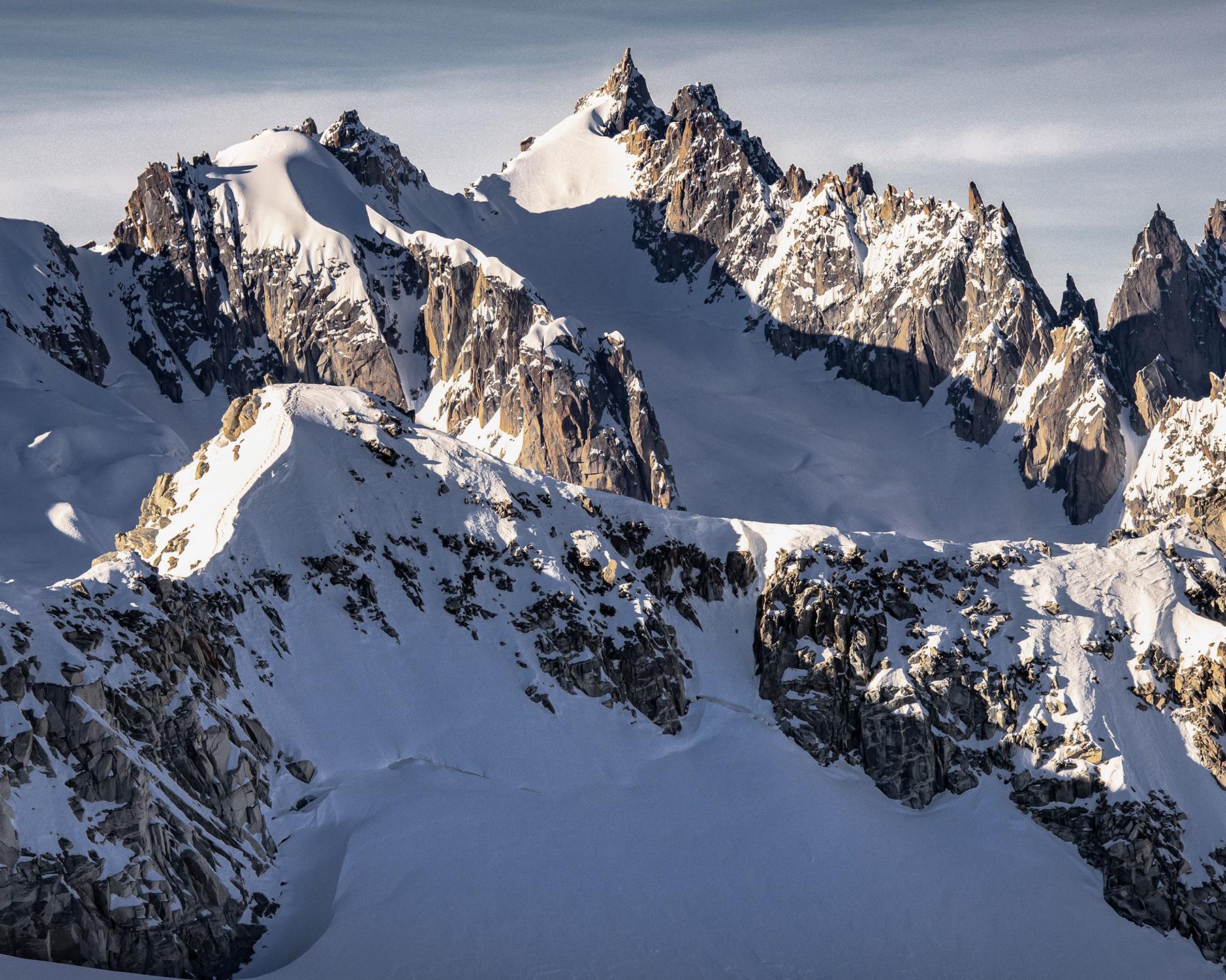 Panorama de l'Aiguille du Midi à Chamonix