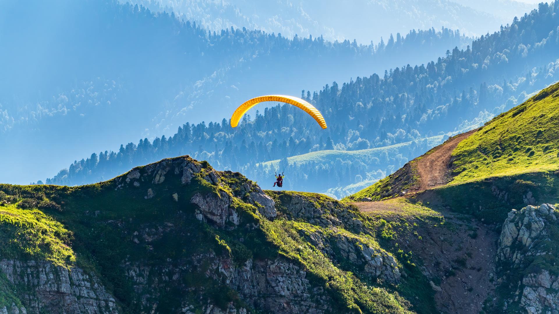 activités parapente - Contamines - été