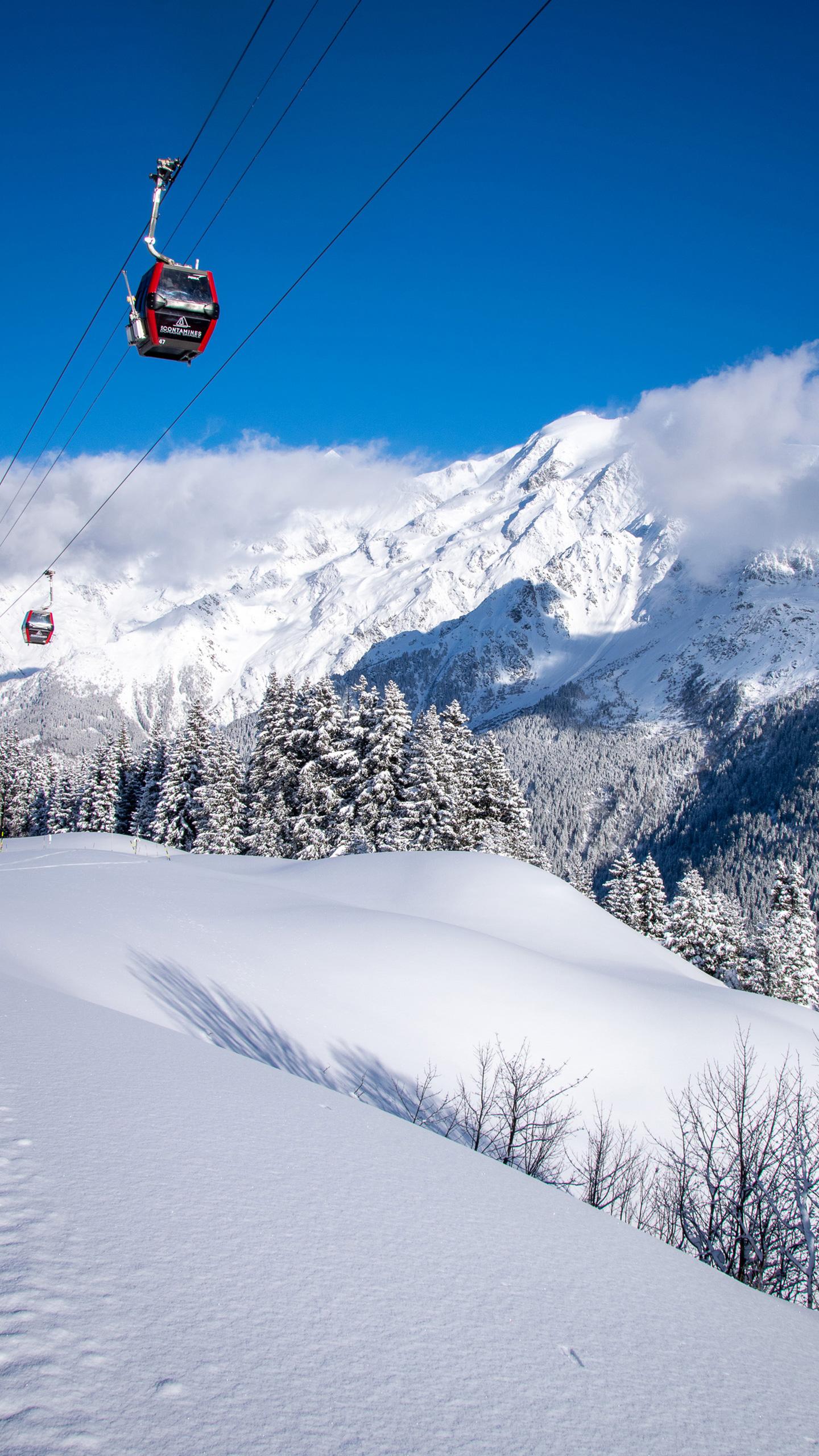 Destination contamines - téléphérique