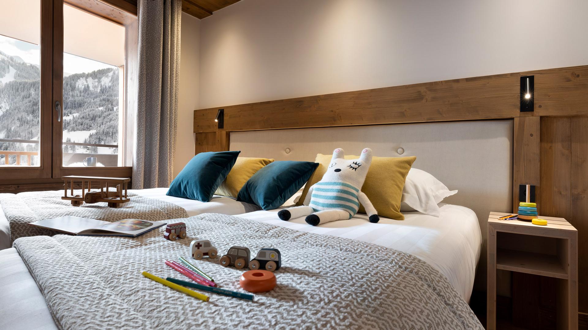 destination contamines - chalets laska - chambre