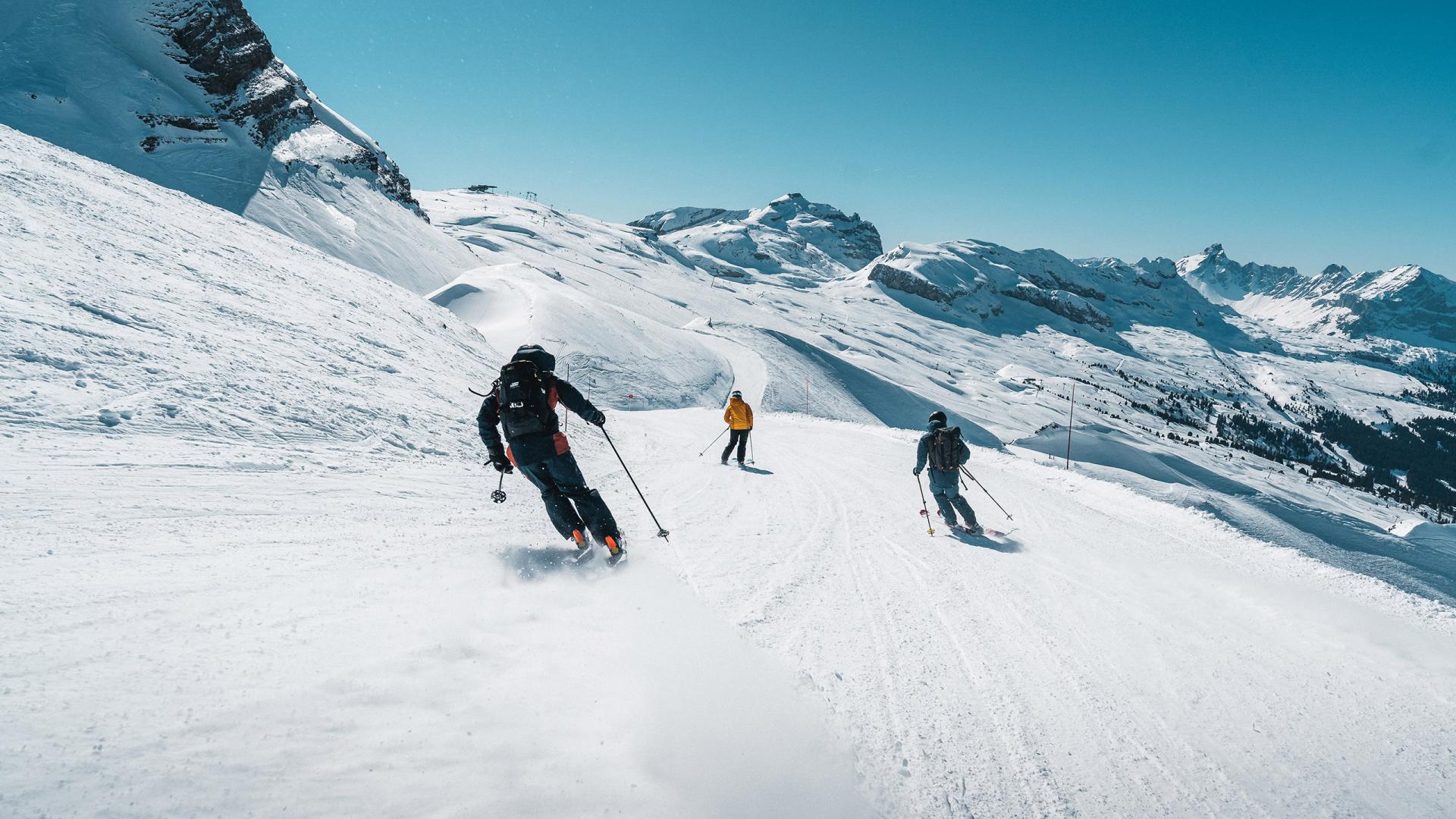 Ski de piste sur le domaine de Flaine
