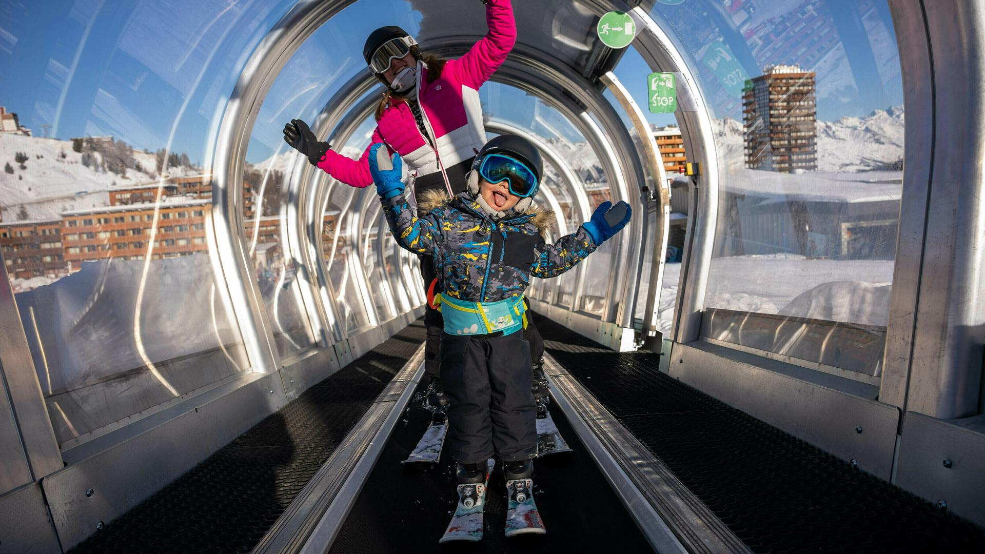 Tunnel des enfants ski