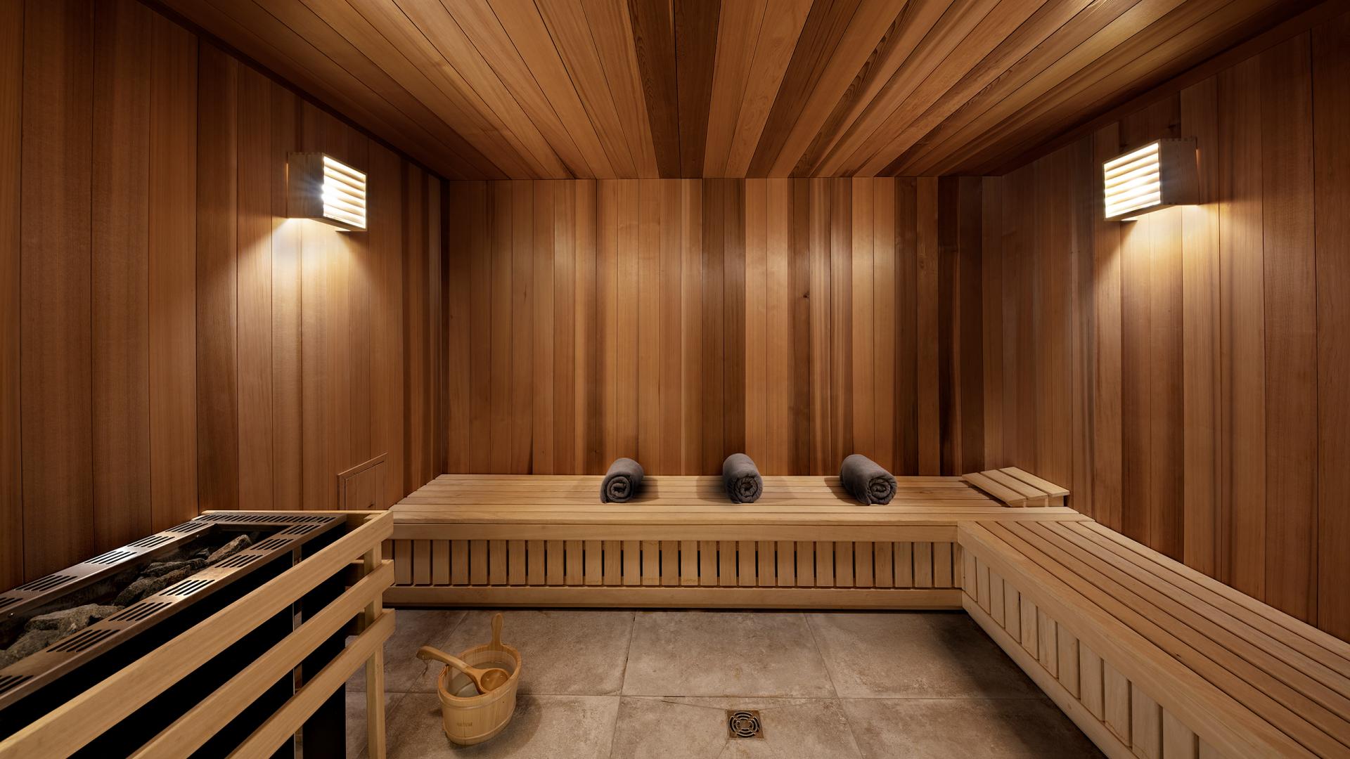 Sauna de l'hôtel et résidence Alexane à Samoëns