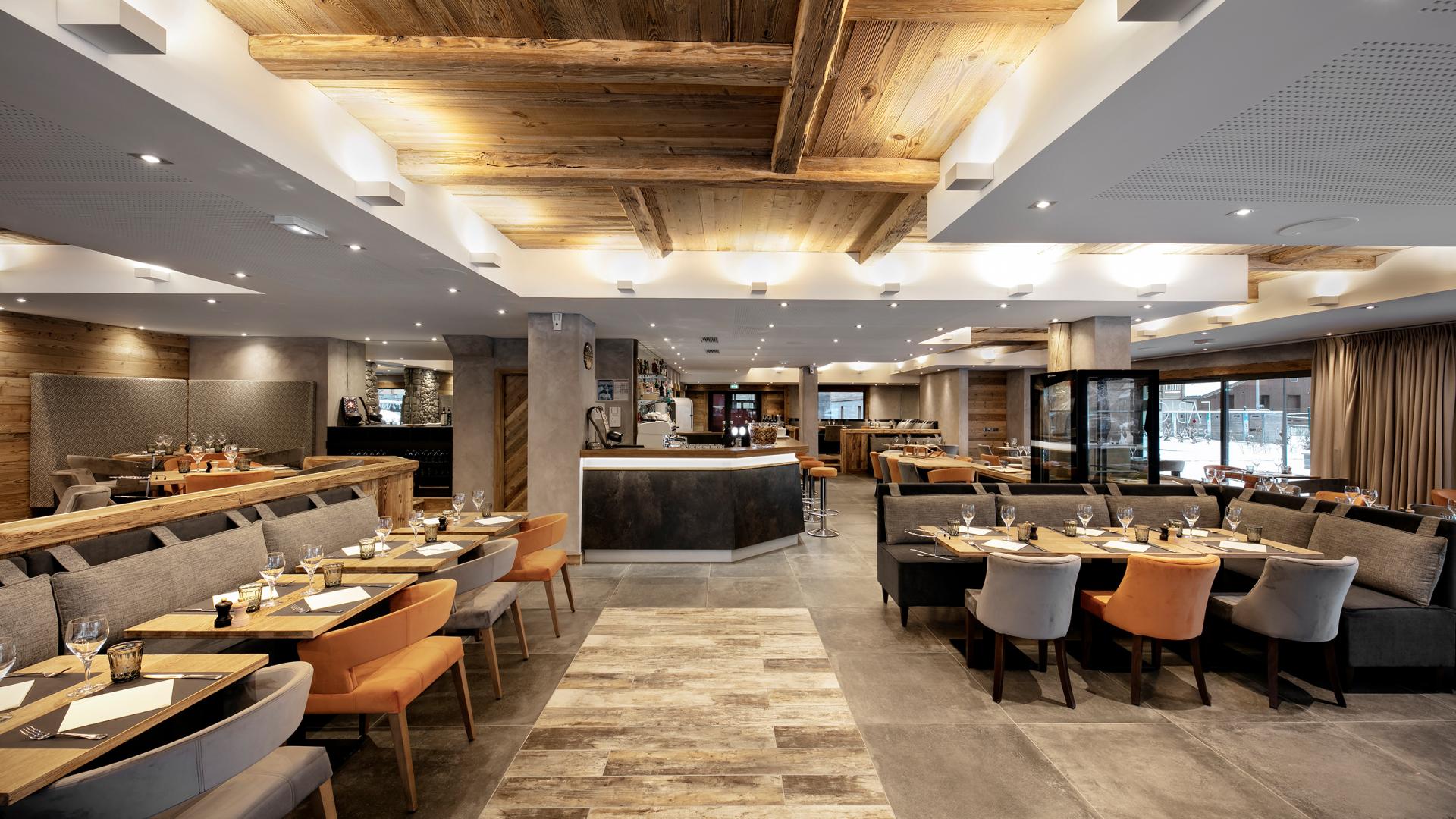 Le Fabio restaurant à l'hôtel et résidence Alexane à Samoëns