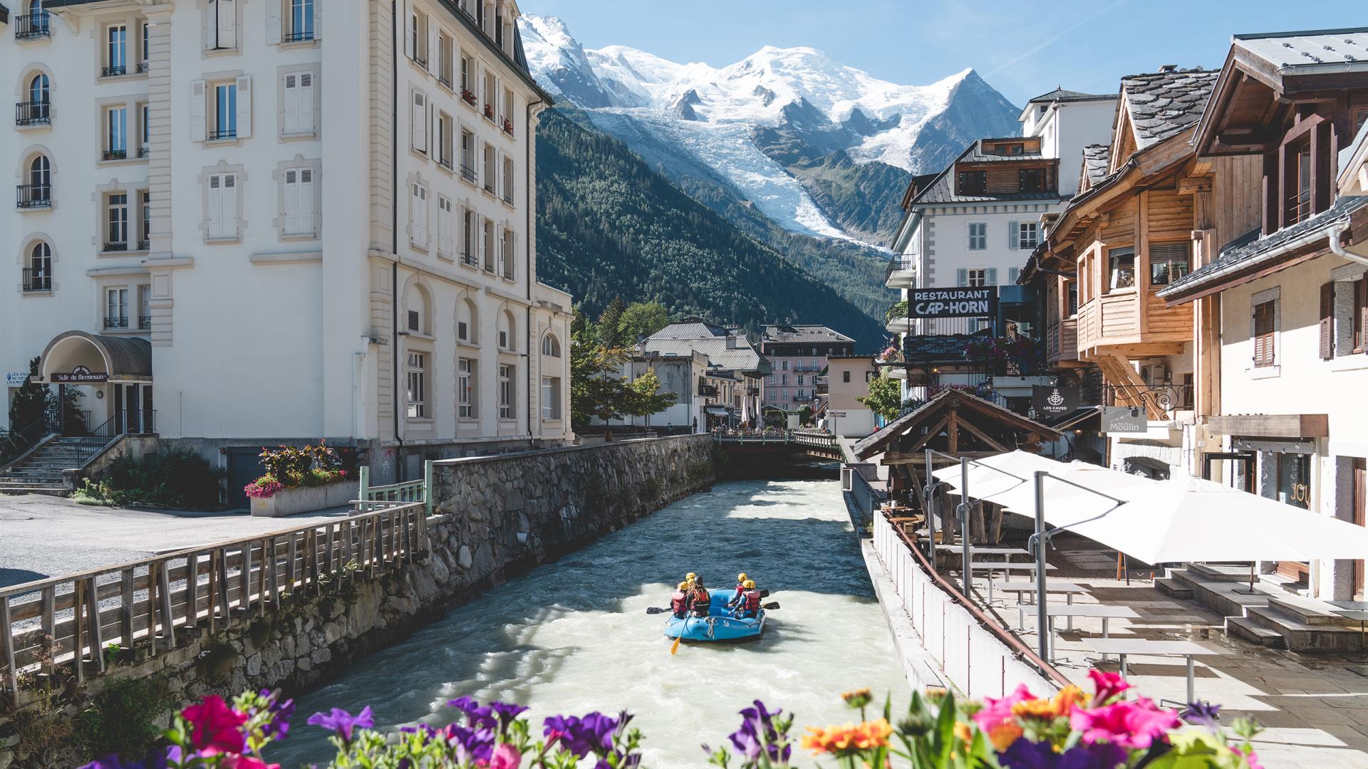 Rafting sur l'Arve à Chamonix - L'été à Chamonix