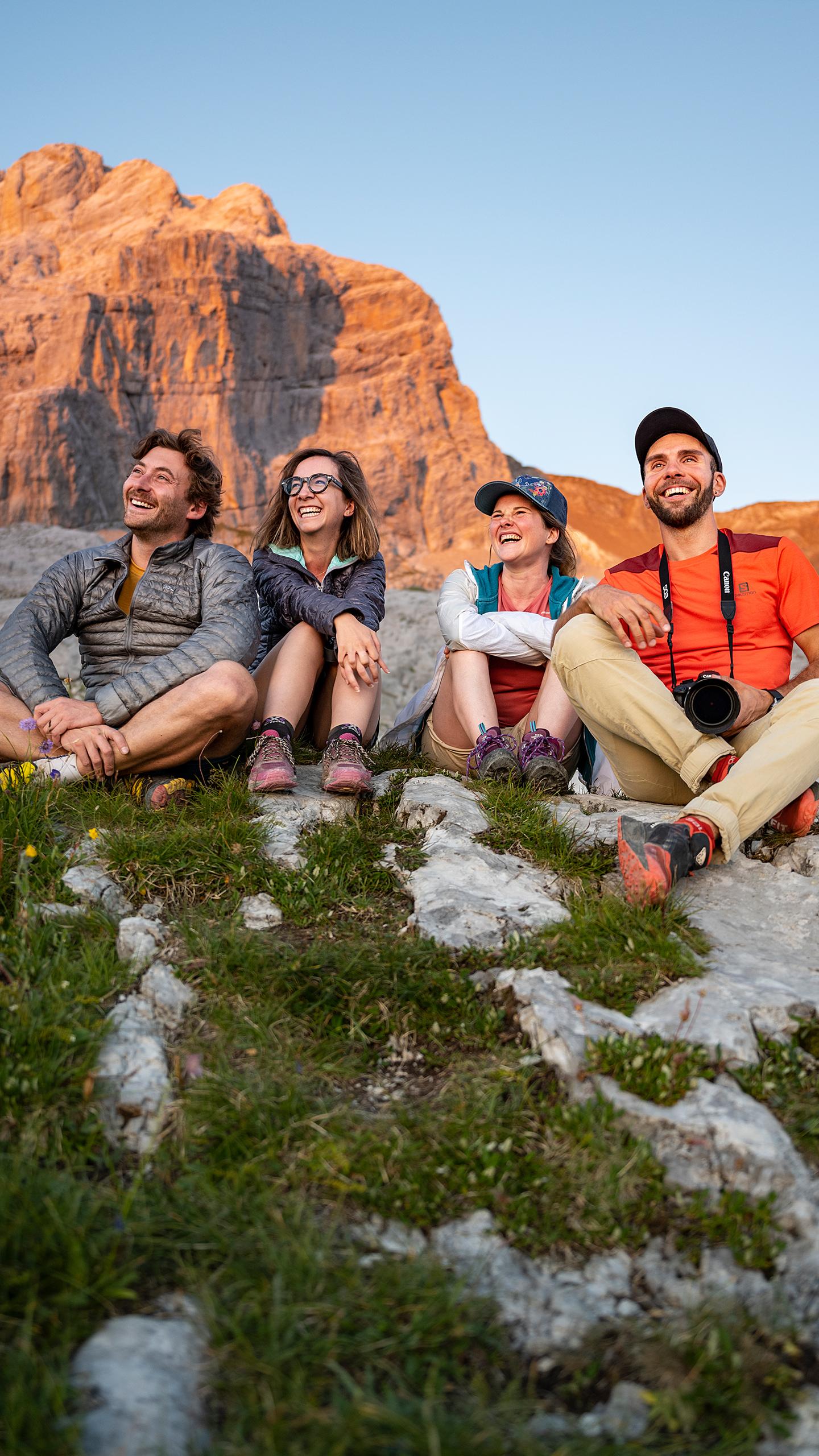 Ferme de Juliette - Le Grand-Bornand - Été - Groupe d'amis