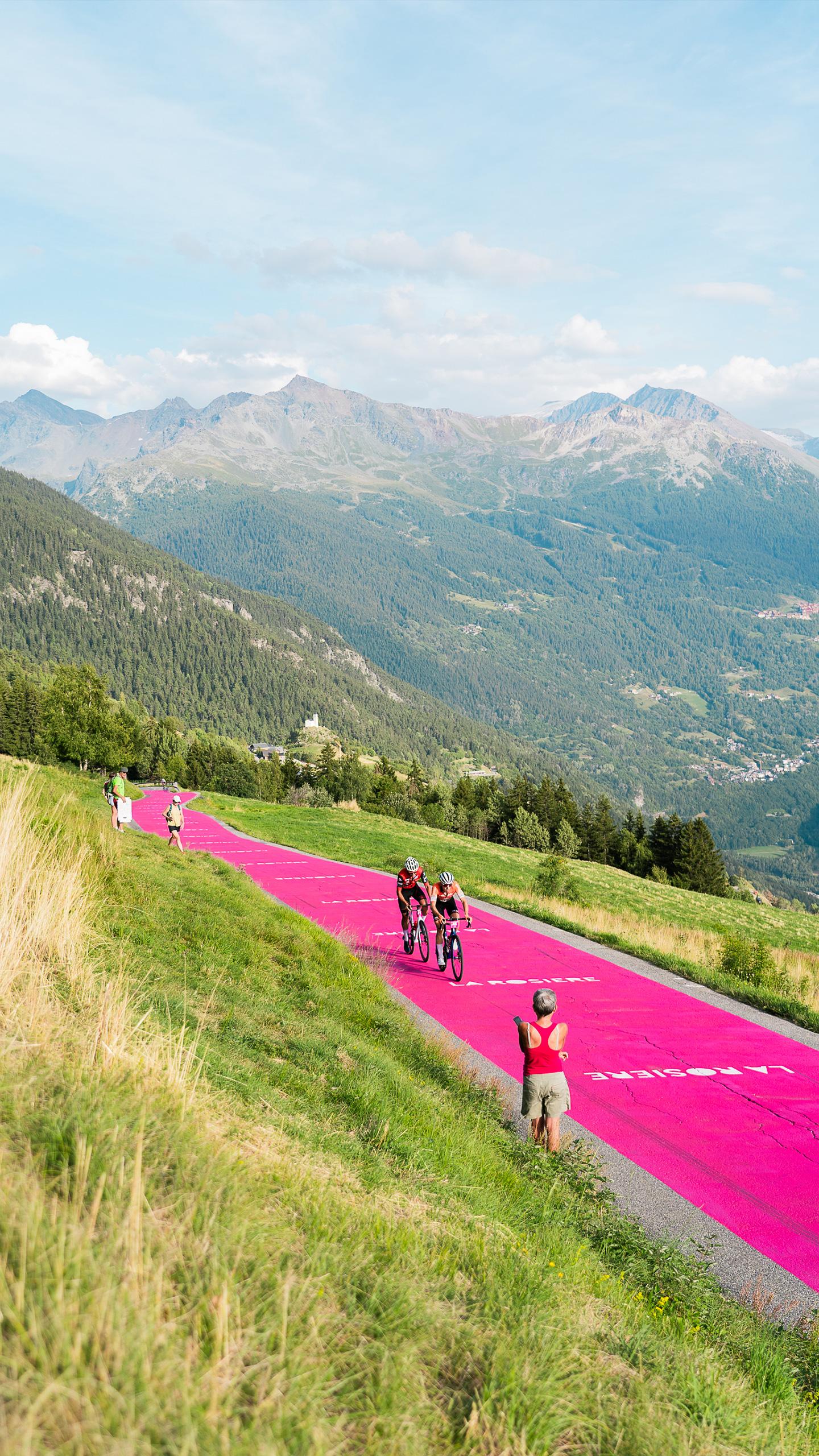 La Rosière - Été - Route Rose