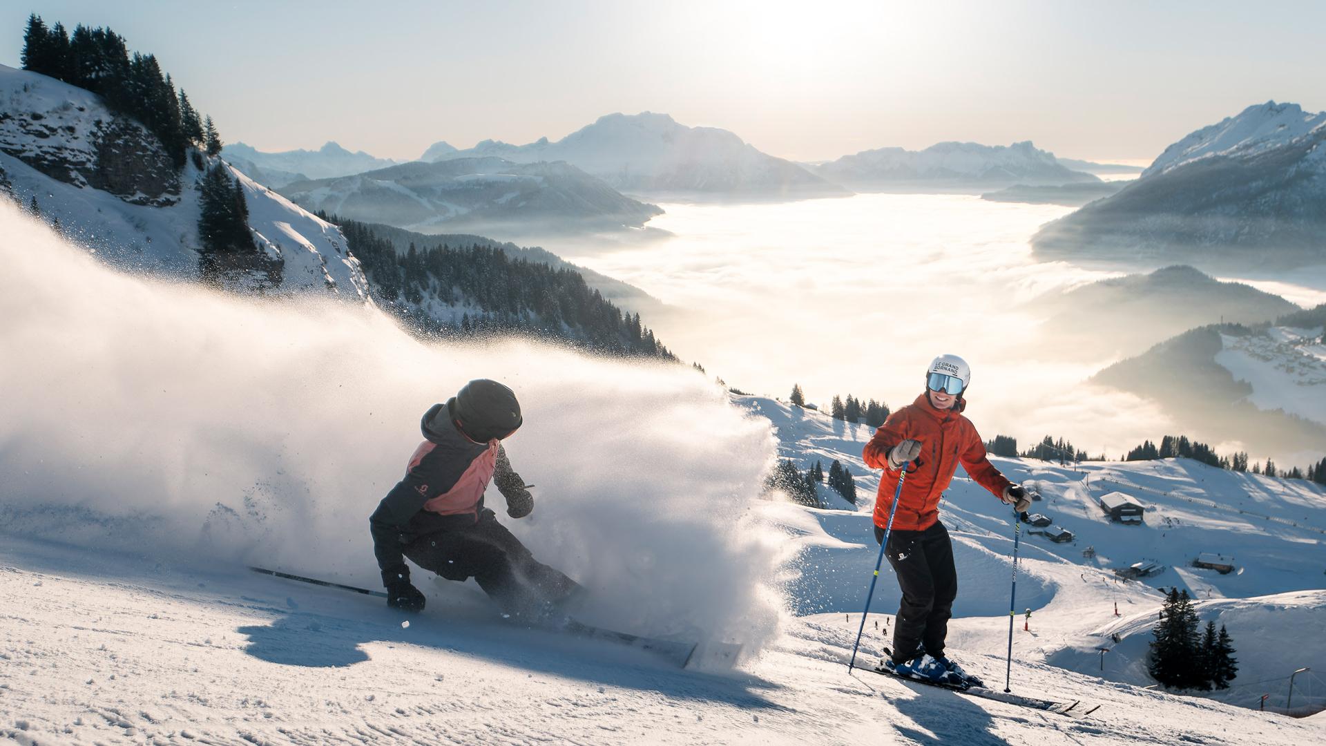 Activité hiver dans les Aravis - Ski