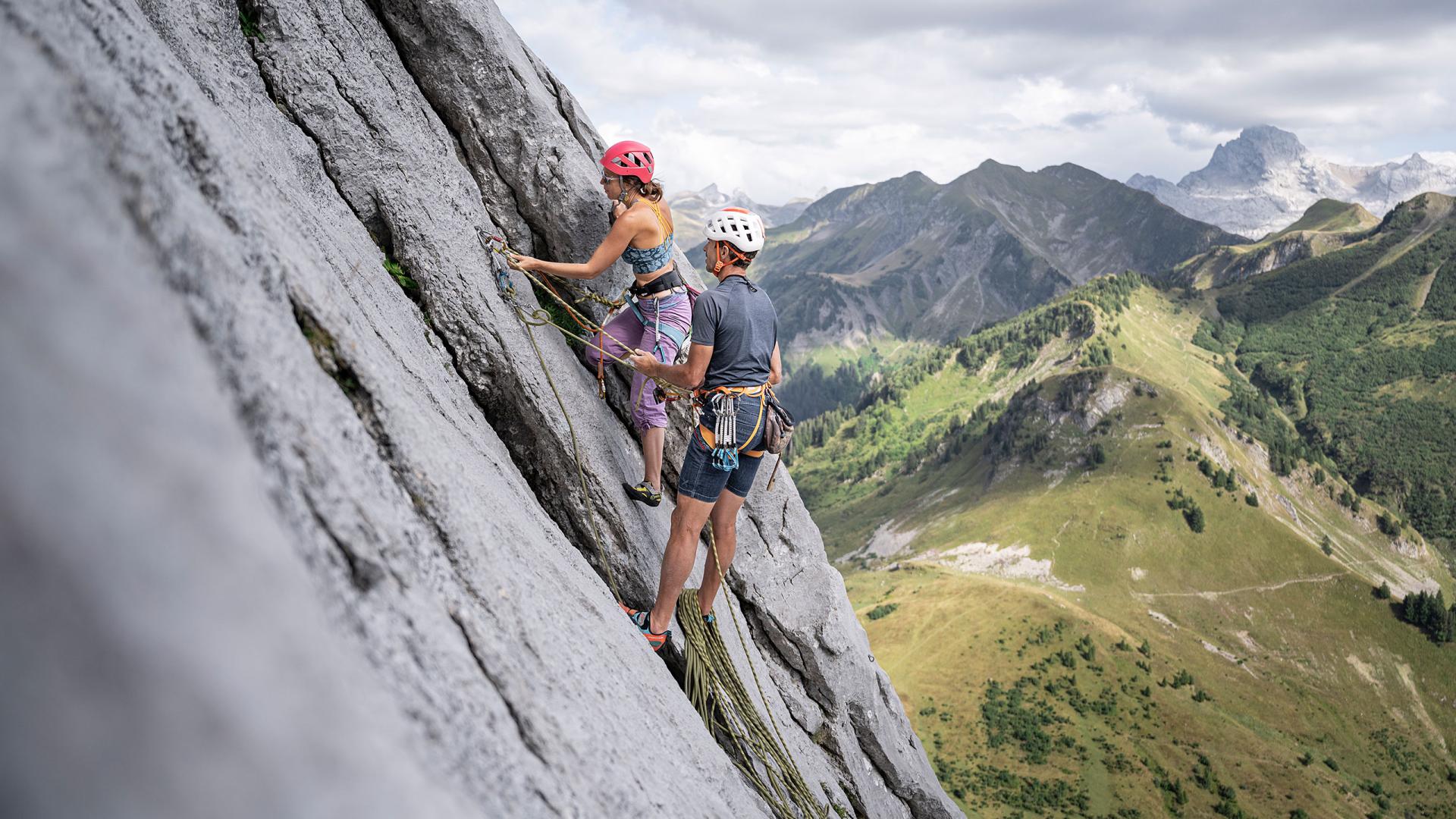 Activité dans les Aravis - Escalade
