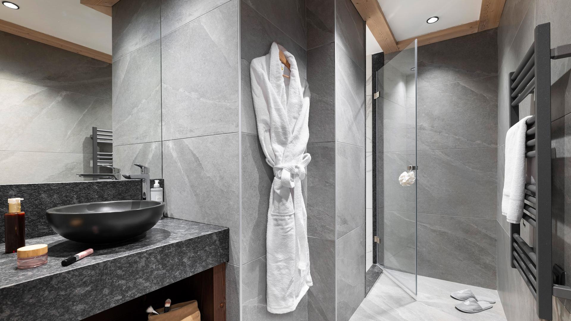 Résidence Akoya - Valmorel - 5P10 Prestige - Salle de Bains - Douche