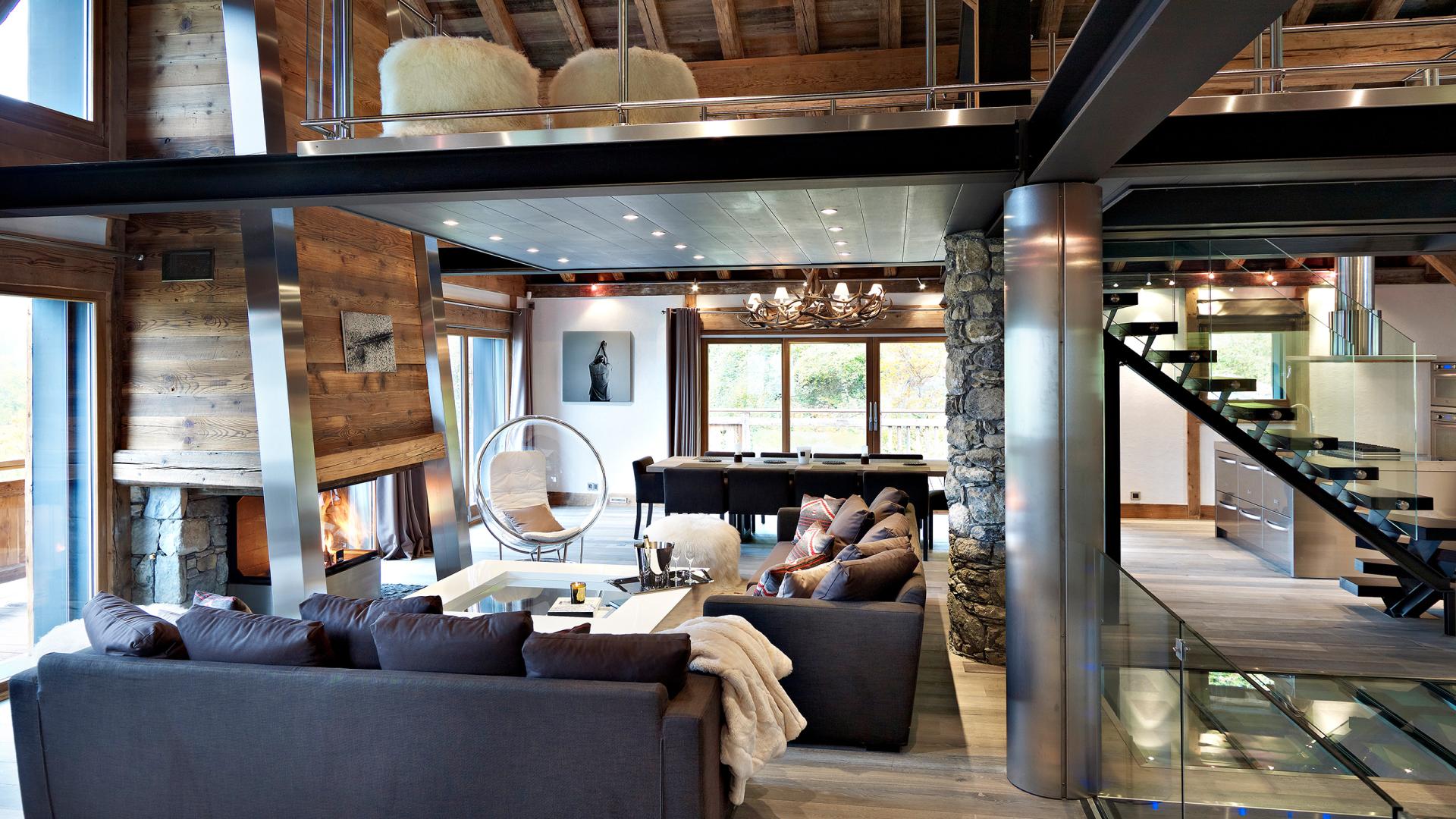Chalet Apsara - Méribel - Pièce à vivre