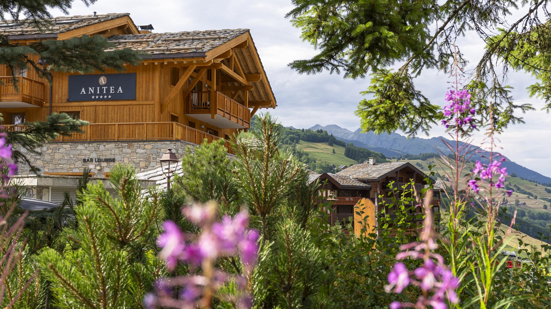 Résidence Anitéa à Valmorel, vue extérieure en été