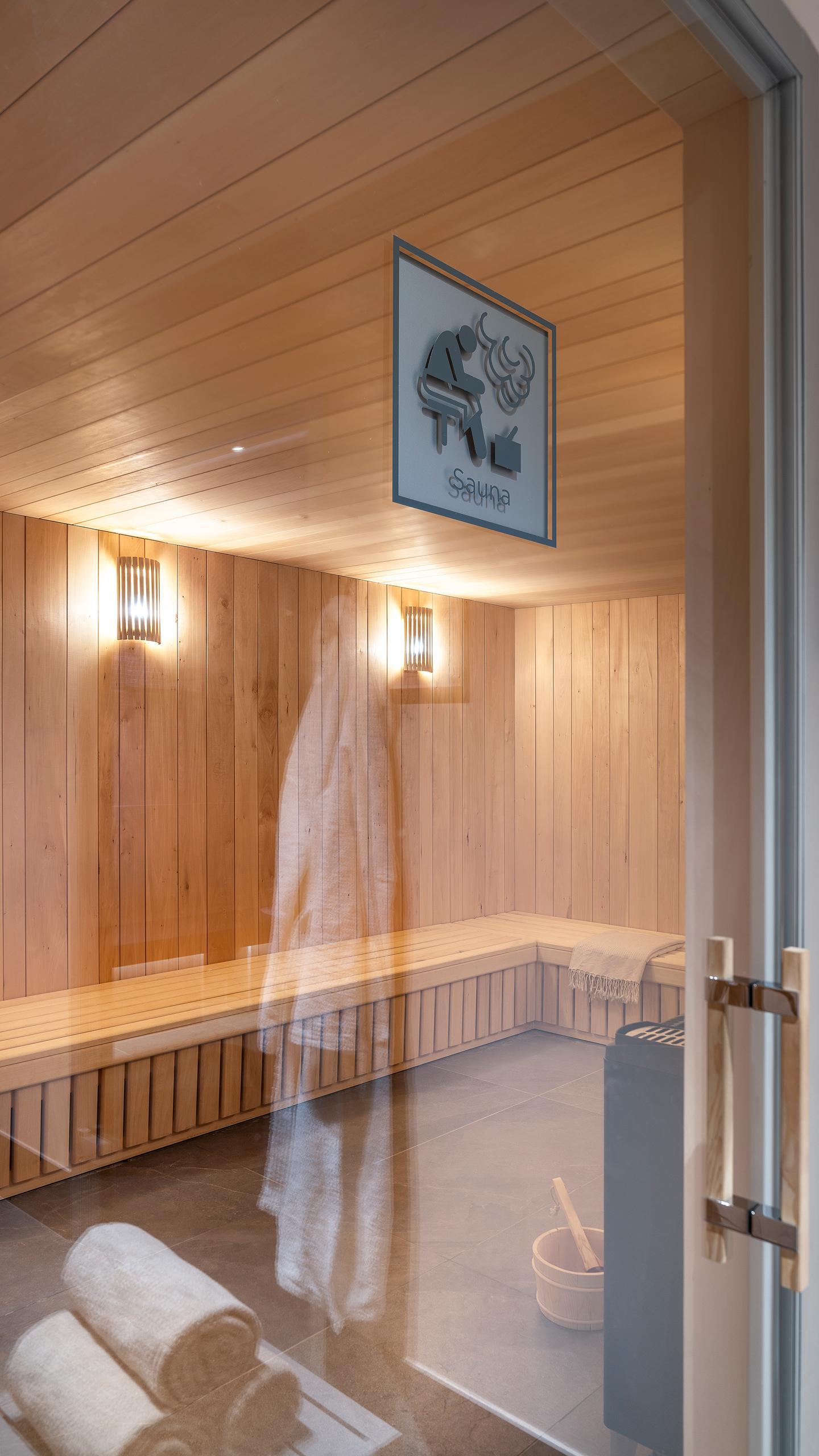 Sauna de la résidence Manaka à La Plagne