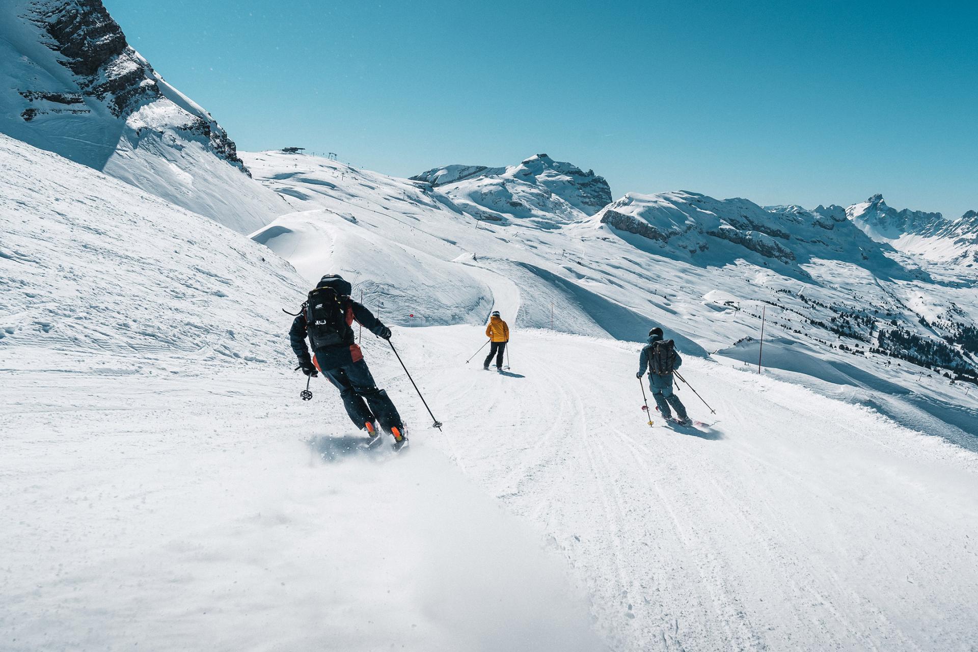 Ski de piste sur le domaine de Flaine