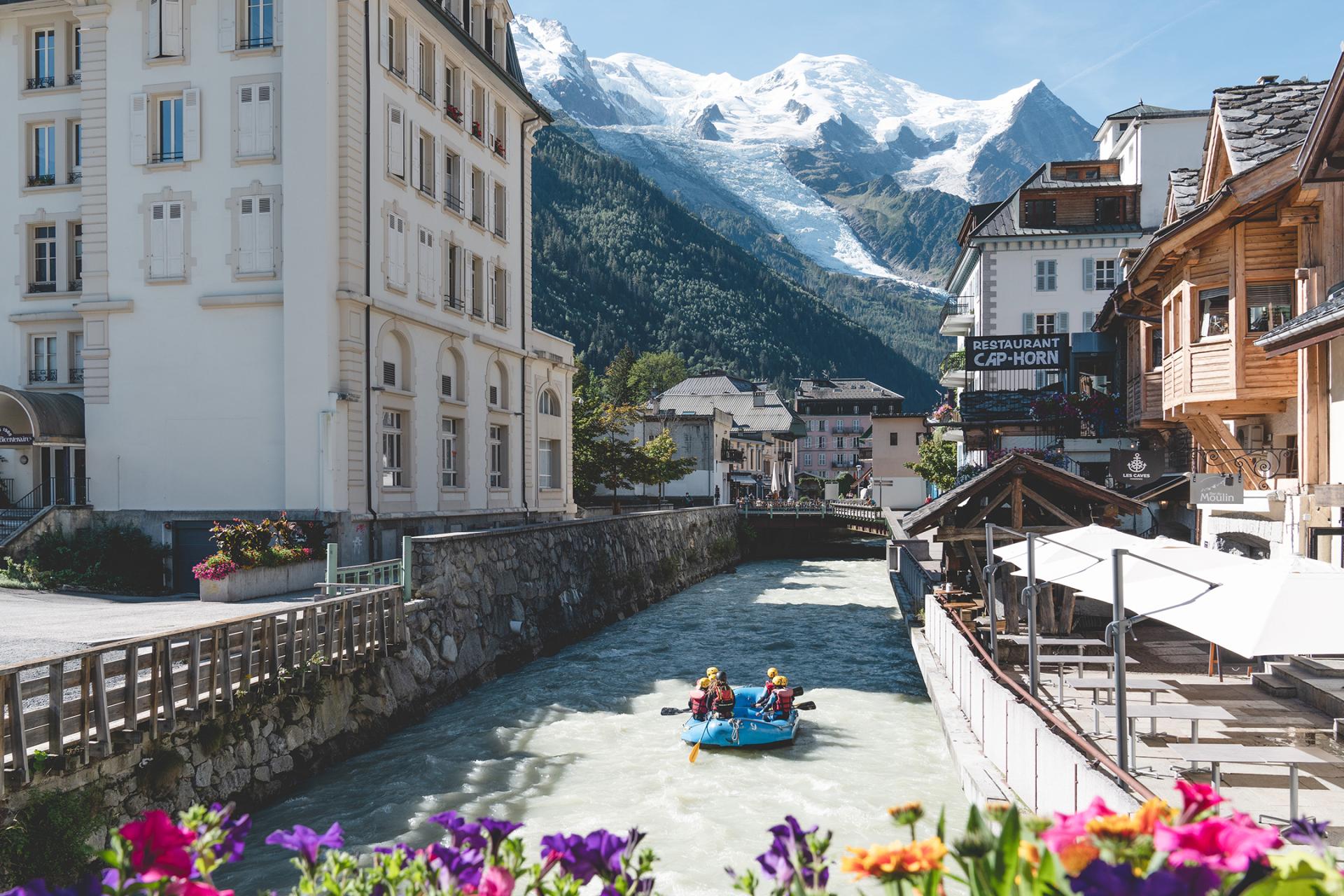 Rafting sur l'Arve à Chamonix - L'été à Chamonix