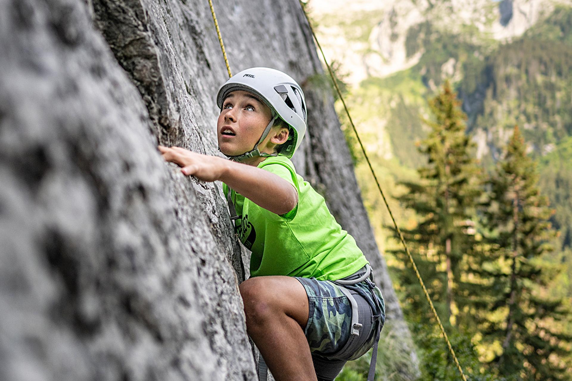 Manigod - Escalade - Enfant