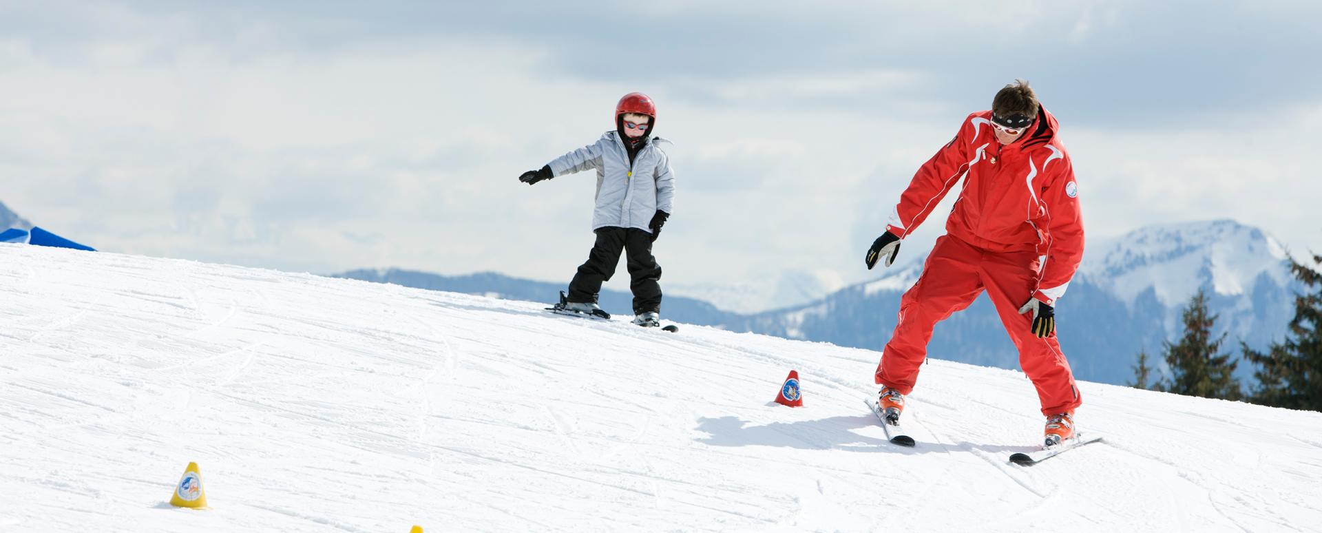 moniteur ski enfants vacances fevrier