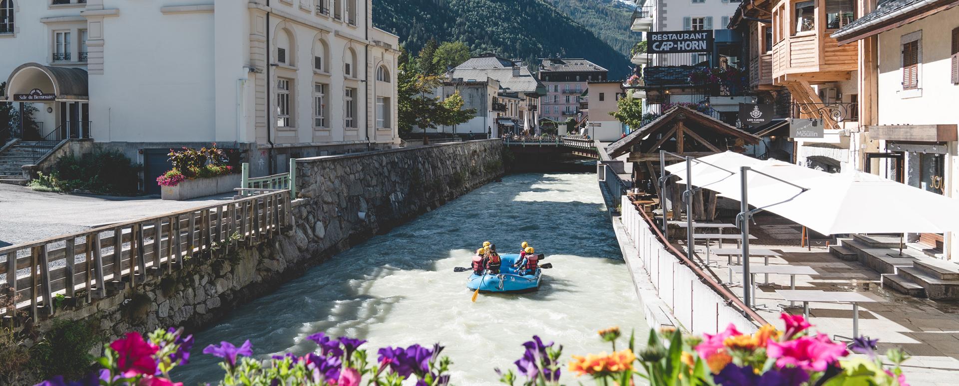 Rafting sur l'Arve à Chamonix - L'été à Chamonix