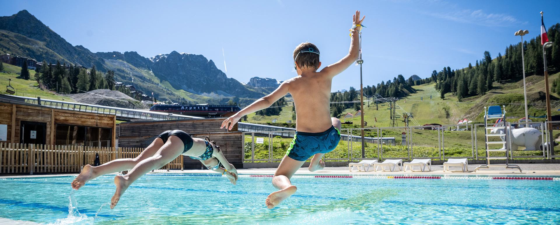 Destination La Plagne - Piscine - Enfants