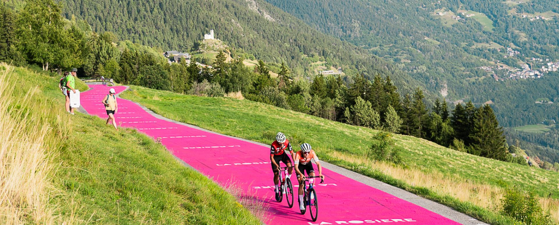 La Rosière - Été - Route Rose